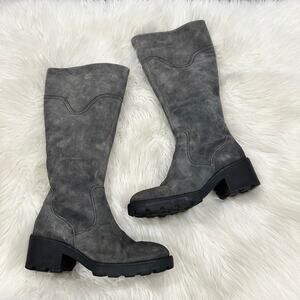 Born Women's Gabriella Suede Knee-High Boot Sz 8